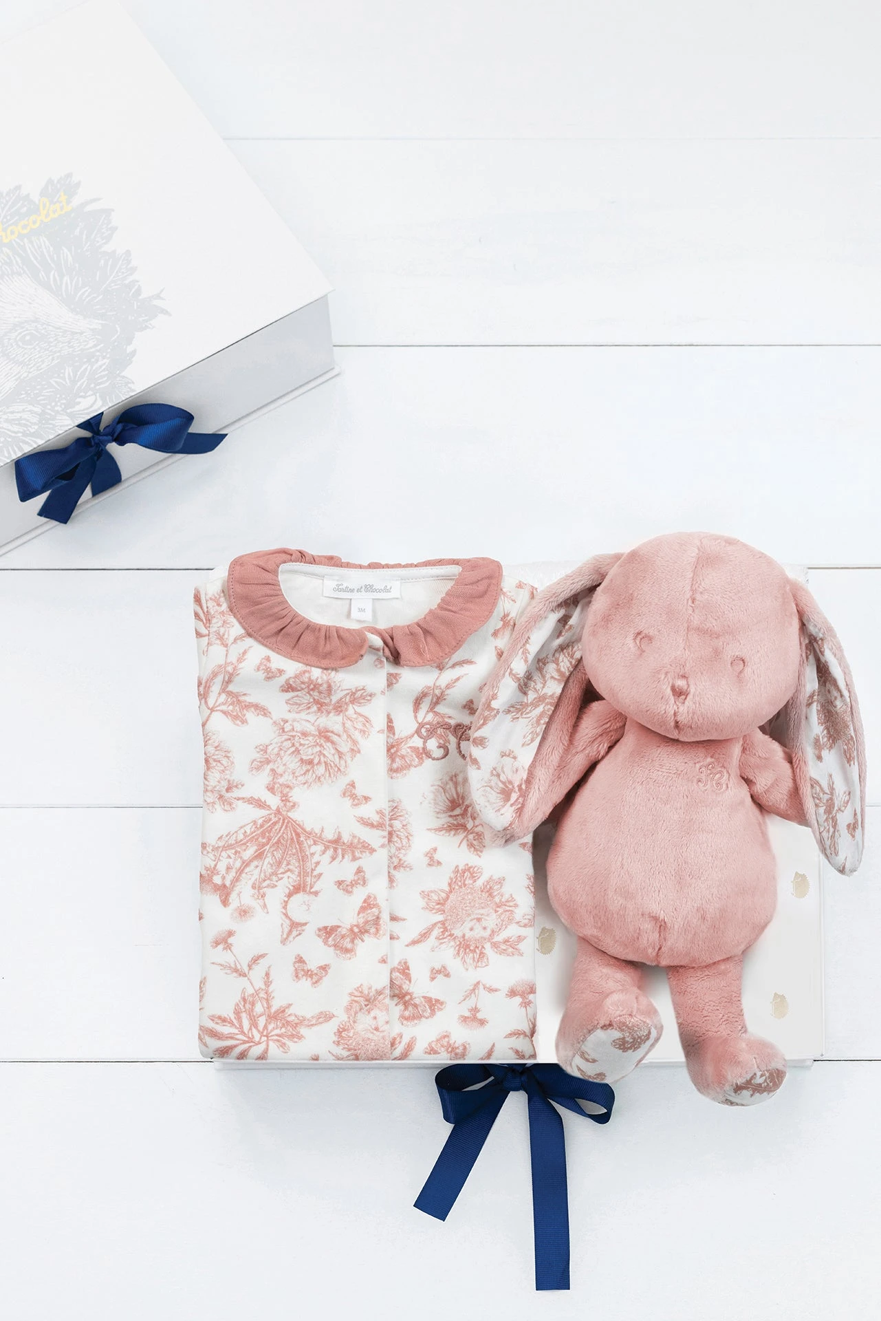 Coffret - Imprimé Inspiration Toile De Jouy Rose 3 Coffret - Imprimé Inspiration Toile De Jouy Rose
