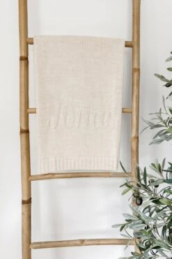 Plaid Jonas - Laine Beige