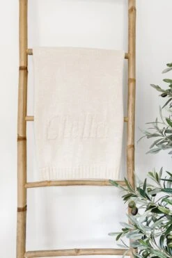 Plaid Stella - Laine Beige 5 Plaid Stella - Laine Beige -Mode Enfantine PLAIDE 9