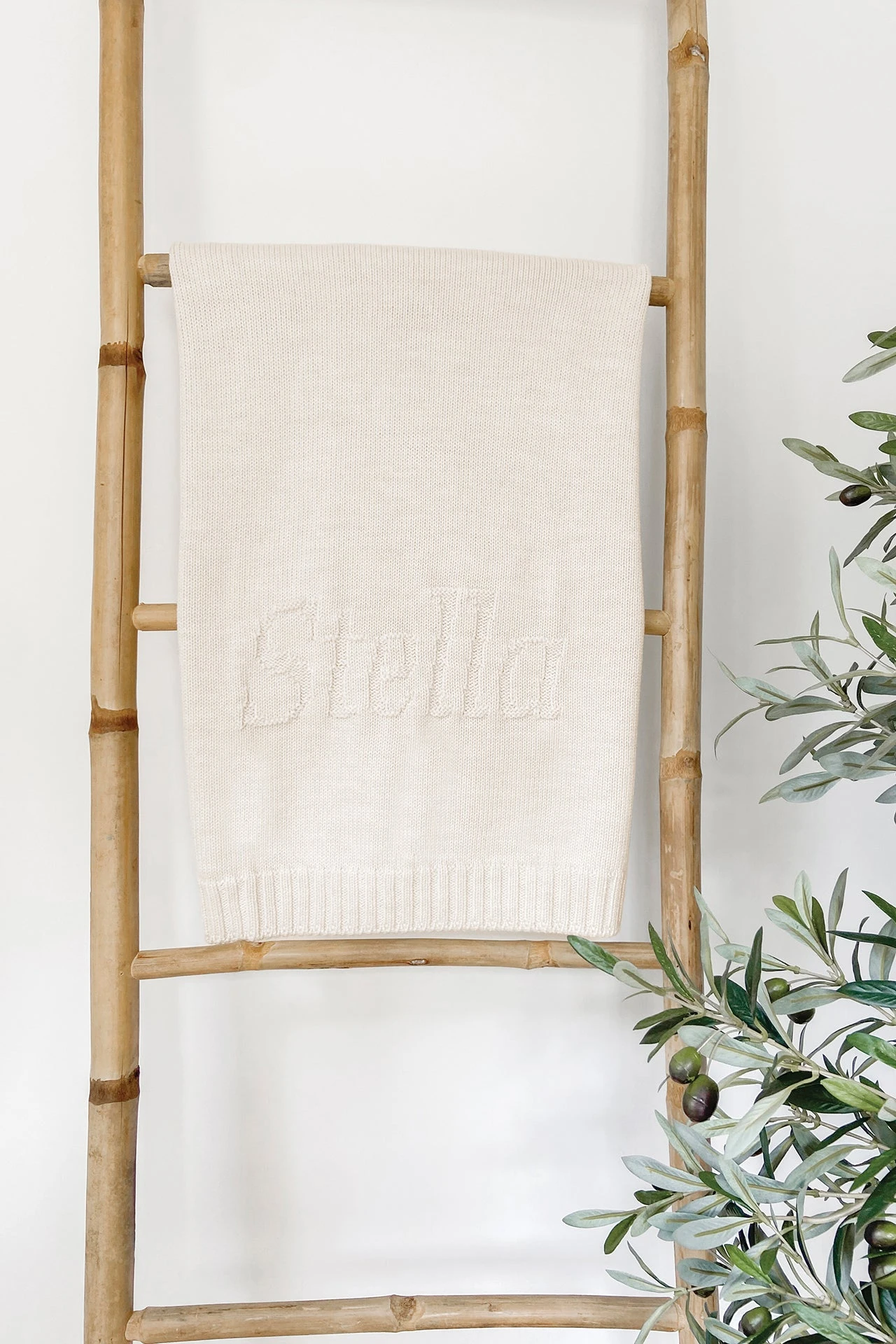 Plaid Stella - Laine Beige 4 Plaid Stella - Laine Beige – Image 2