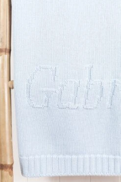 Plaid Personnalisé - Laine Bleu Ciel -Mode Enfantine T20001F 41 7 0