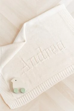 Plaid Personnalisé - Laine Beige