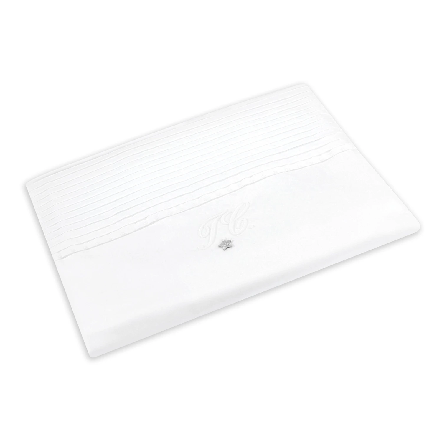 Housse De Couette - Monogramme Blanc 5 Housse De Couette - Monogramme Blanc – Image 3