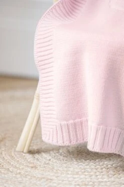 Plaid Laine - Hérisson Rose Pâle -Mode Enfantine T60006F 31 3