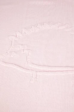 Plaid Laine - Hérisson Rose Pâle -Mode Enfantine T60006F 31 1 1 1 packshot