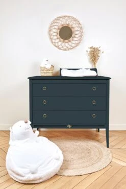 Commode Gustavienne - Bleu Profond