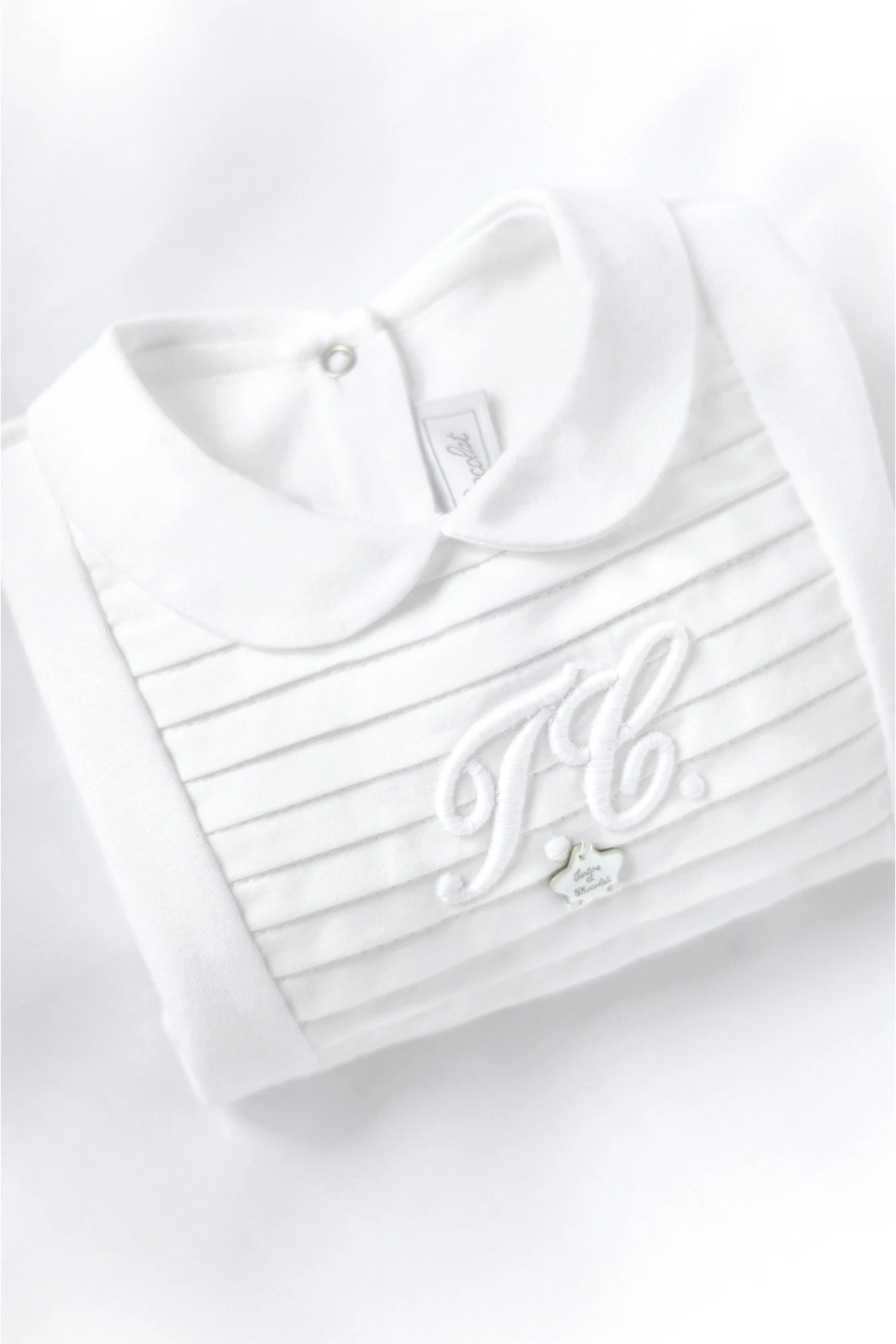 Pyjama - Monogramme Blanc 5 Pyjama - Monogramme Blanc – Image 3