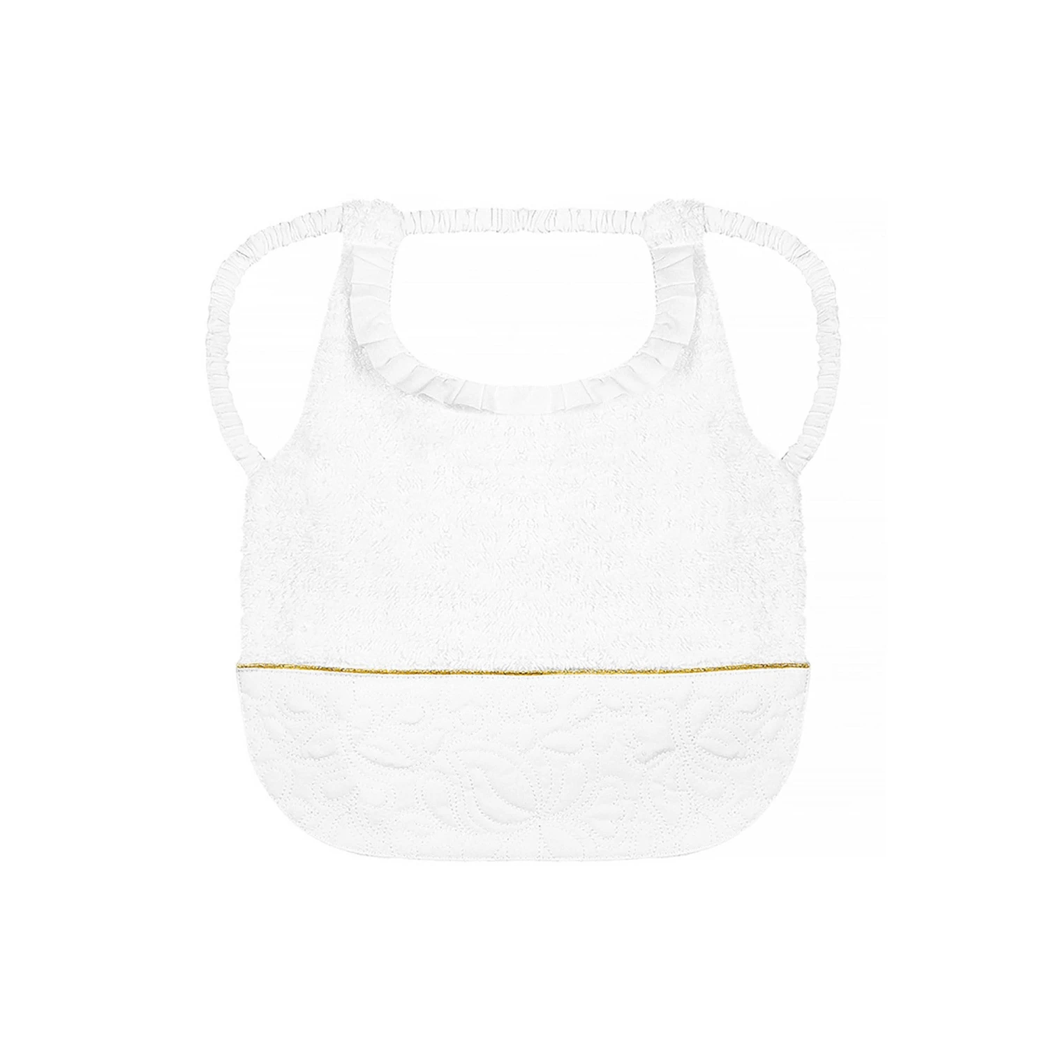 Bavoir - Délicatesse T2 Nacre 5 Bavoir - Délicatesse T2 Nacre – Image 3