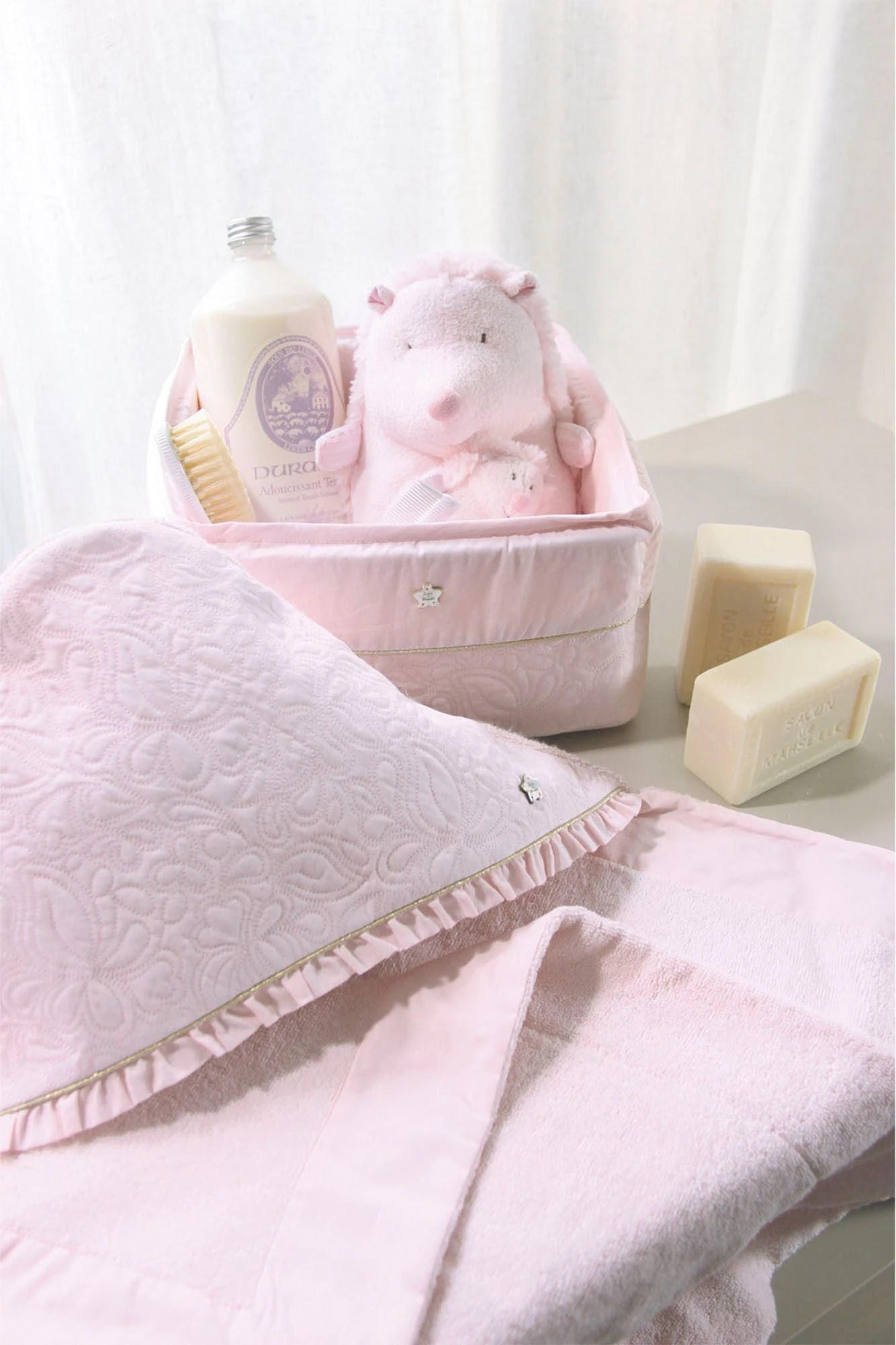 Panière - Délicatesse Rose Pâle 4 Panière - Délicatesse Rose Pâle – Image 2