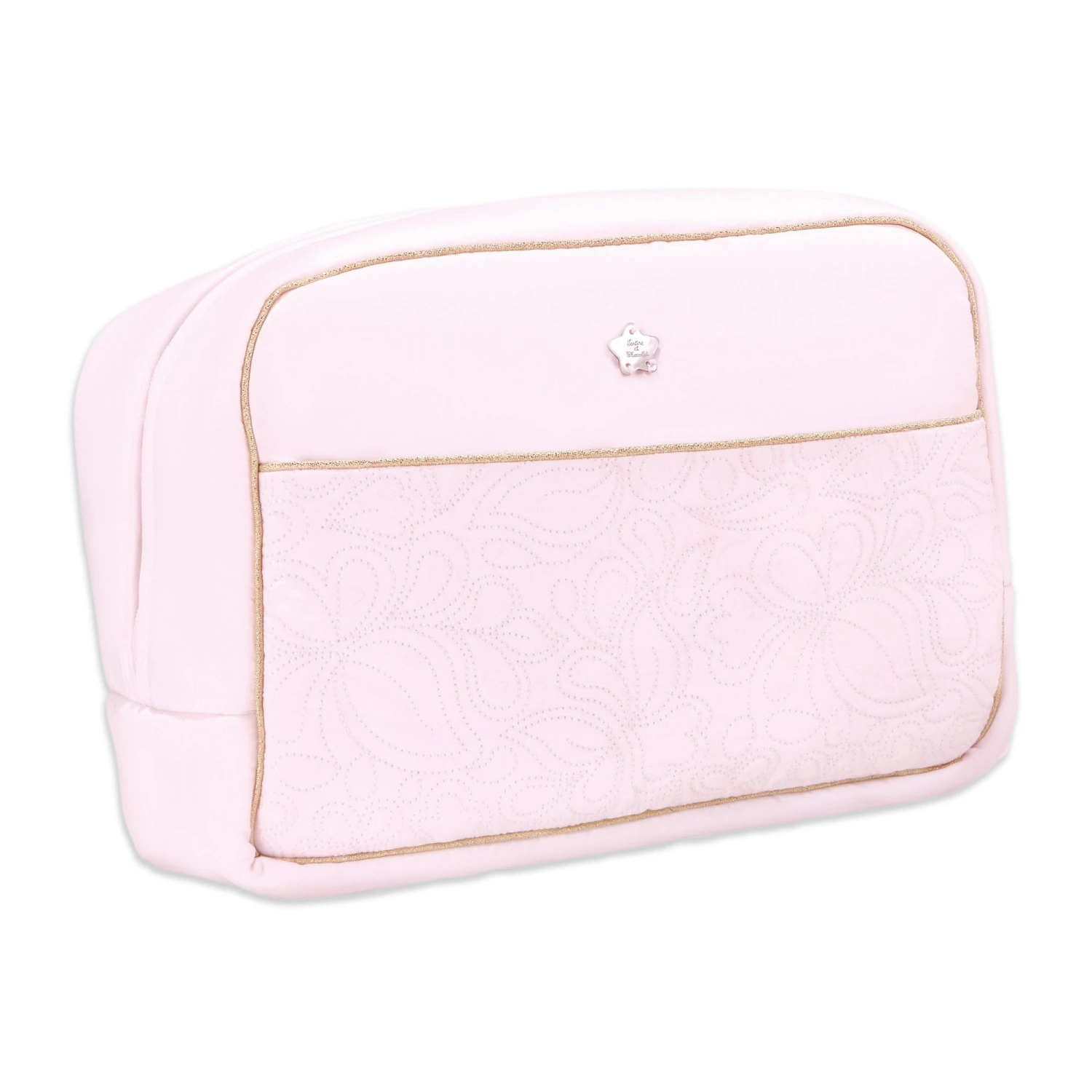 Trousse De Toilette - Délicatesse Rose Pâle 4 Trousse De Toilette - Délicatesse Rose Pâle – Image 2