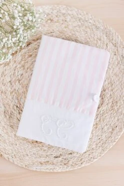 Housse De Carnet De Santé - Garda Rose Pâle