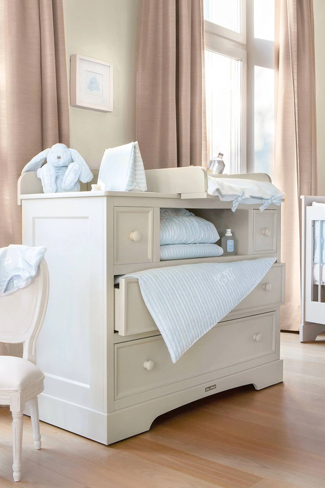 Housse De Matelas à Langer - Garda Bleu Ciel 6 Housse De Matelas à Langer - Garda Bleu Ciel – Image 4