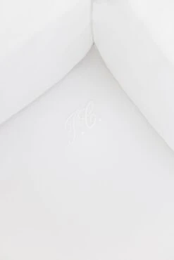 Drap Housse - Monogramme Blanc