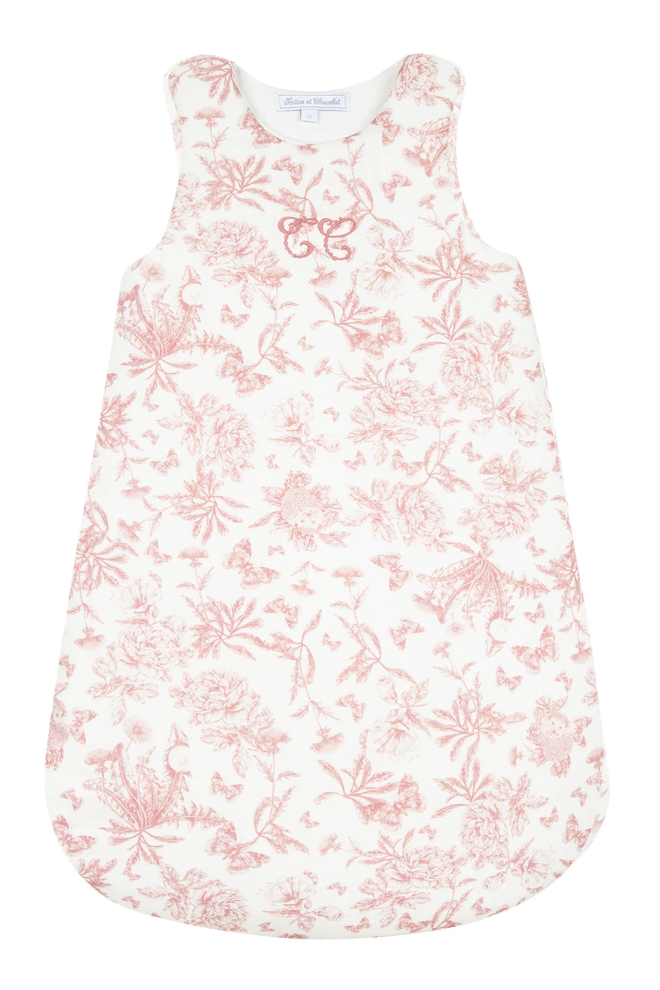 Gigoteuse - Imprimé Inspiration Toile De Jouy Rose T1 4 Gigoteuse - Imprimé Inspiration Toile De Jouy Rose T1 – Image 2