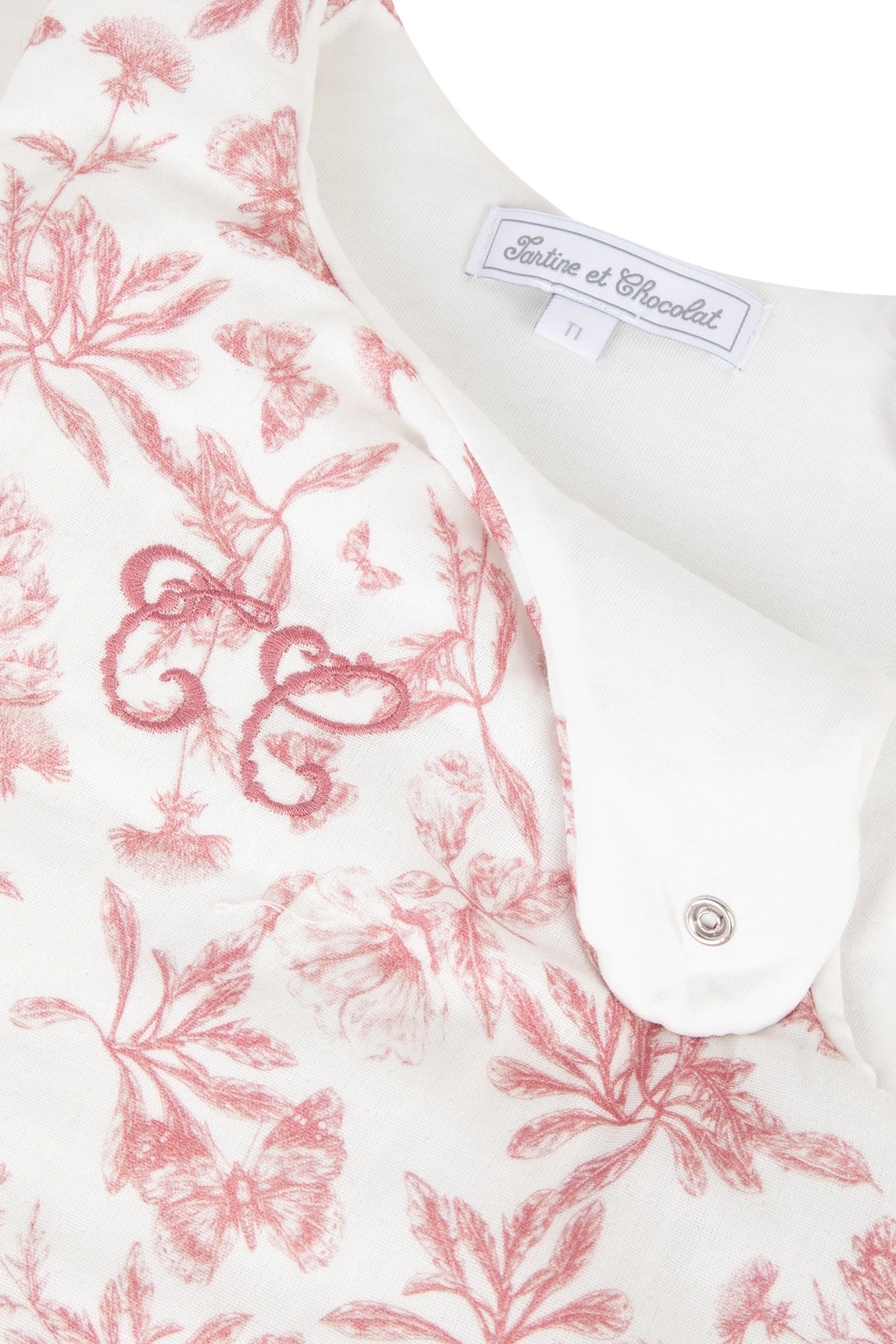 Gigoteuse - Imprimé Inspiration Toile De Jouy Rose T1 6 Gigoteuse - Imprimé Inspiration Toile De Jouy Rose T1 – Image 4