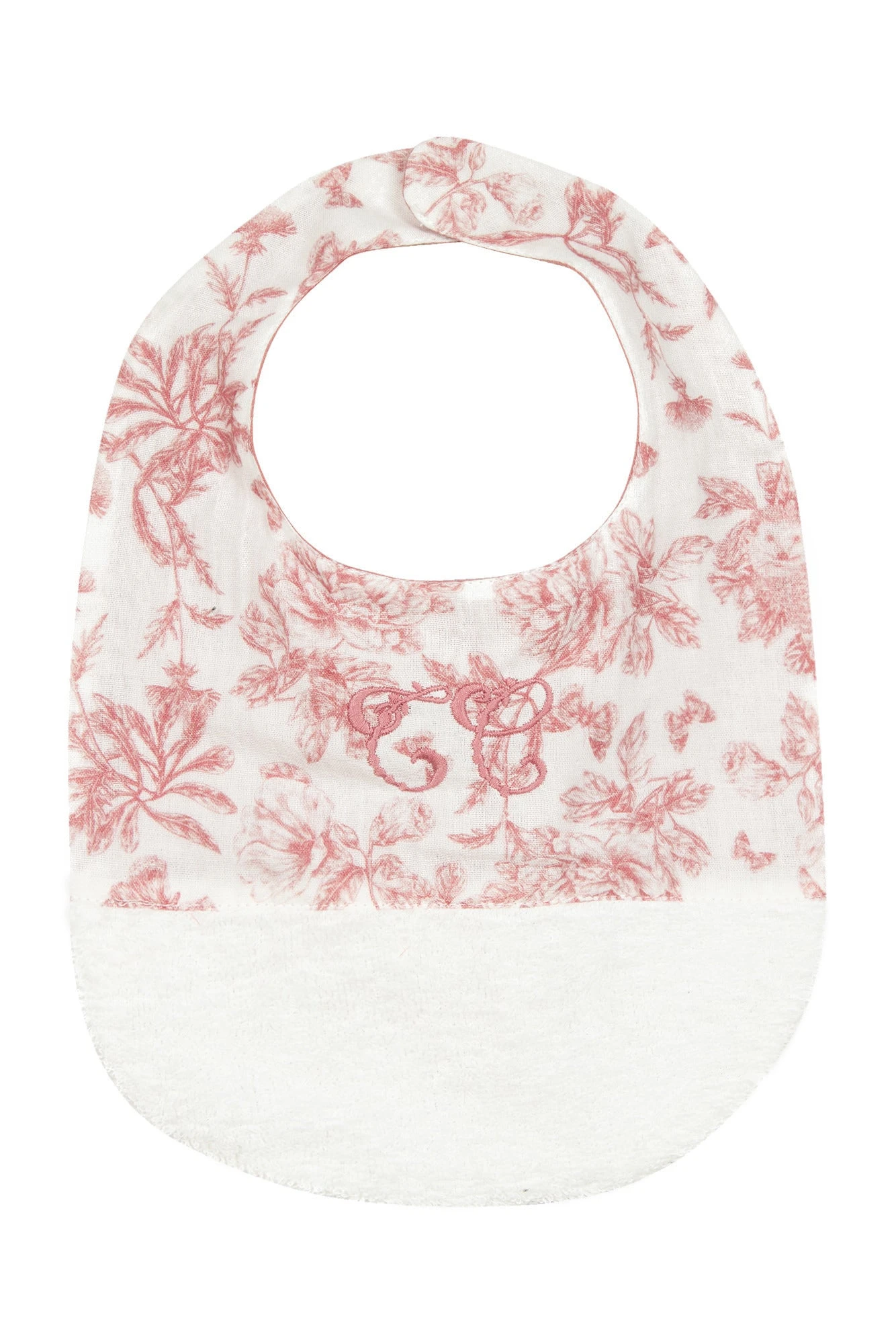 Bavoir - Imprimé Inspiration Toile De Jouy Rose T2 8 Bavoir - Imprimé Inspiration Toile De Jouy Rose T2 – Image 6