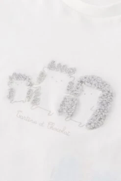 T-shirt - Blanc Hérissons -Mode Enfantine TY10000 01 3 packshot