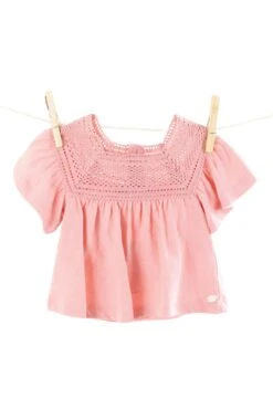 T-shirt - Rose Crochet Coton -Mode Enfantine TY10001 32