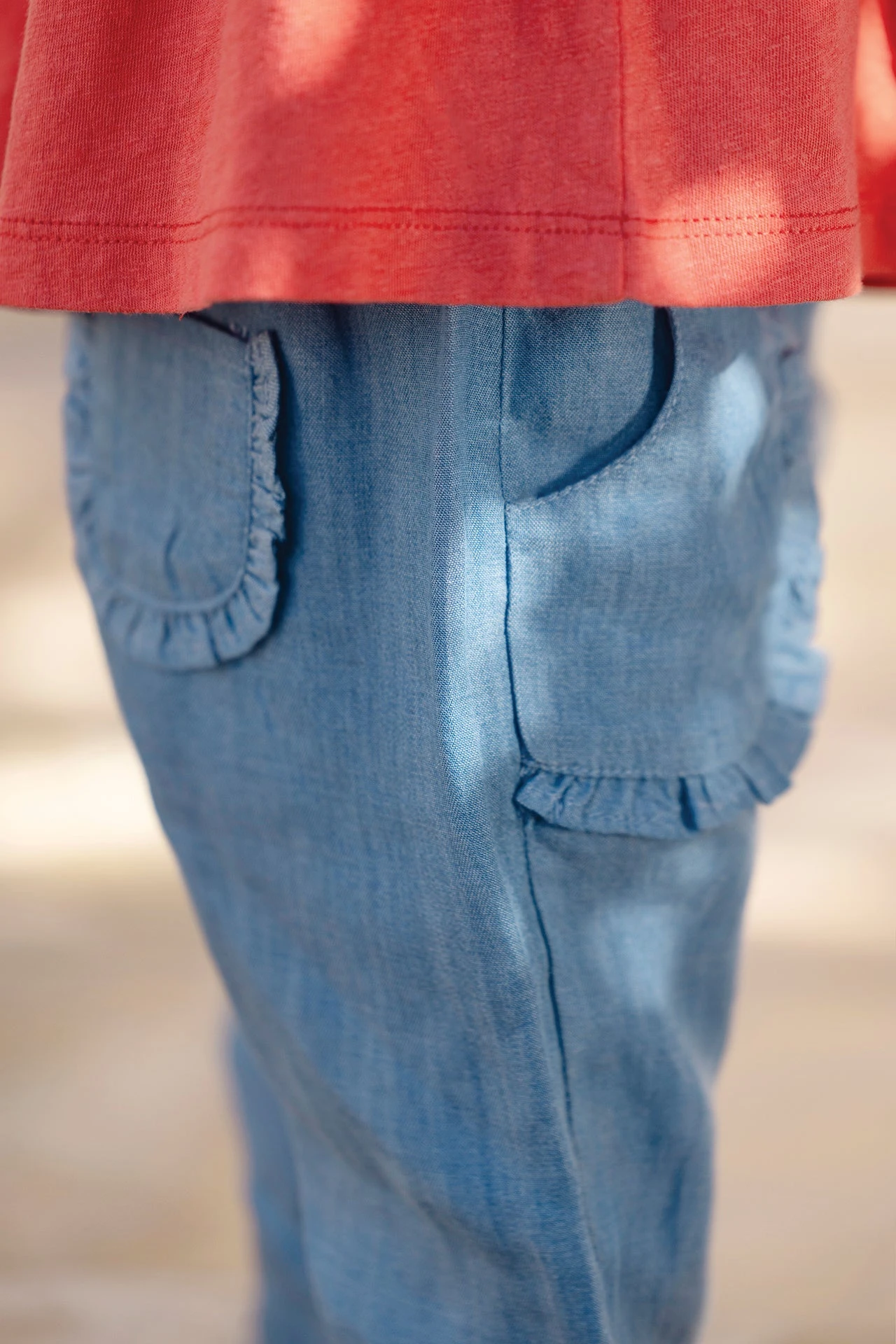 Pantalon - Denim Chambray 5 Pantalon - Denim Chambray – Image 3