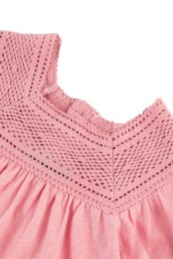 T-shirt - Rose Crochet Coton -Mode Enfantine TY10001 32 3 packshot
