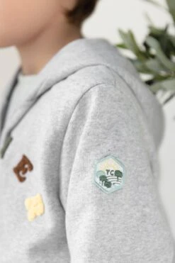 Gilet - Gris Chiné Summer 11 Gilet - Gris Chiné Summer -Mode Enfantine TY10003 52 TY17013 21 2