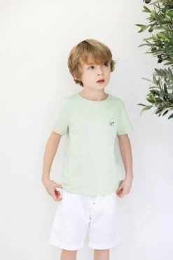 Short - Blanc Coton Sergé