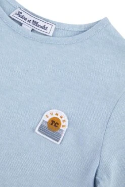 T-shirt - Azur Rayures -Mode Enfantine TY10003 43 3 packshot