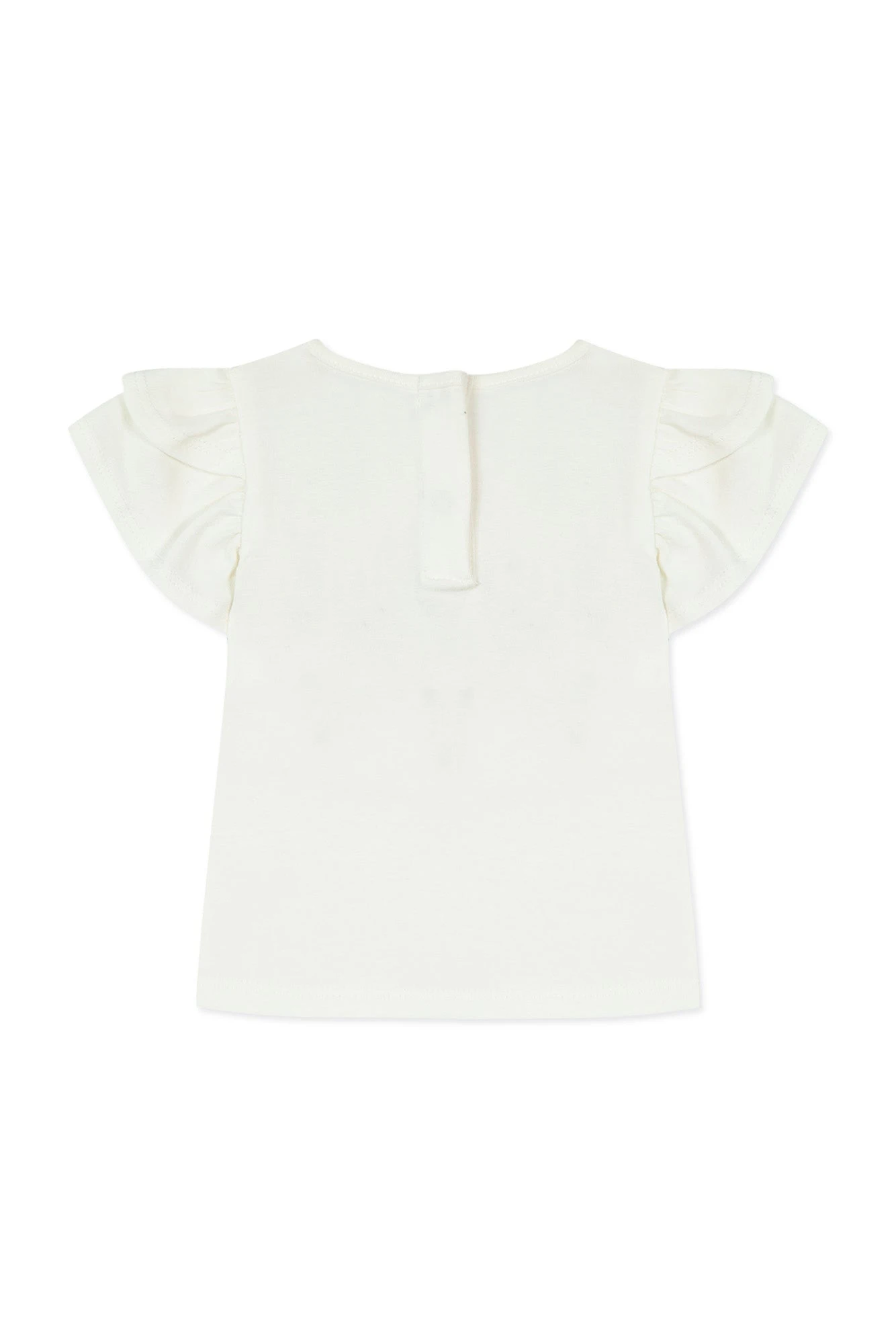 T-shirt - Ecru Cœur Tissu Liberty 6 T-shirt - Ecru Cœur Tissu Liberty – Image 4