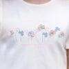 T-shirt - Ecru Illustration Fleurs -Mode Enfantine TY10012 13 1