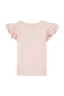 T-shirt - Rose Pâle Illustration Fleurs -Mode Enfantine TY10012 30 2 packshot