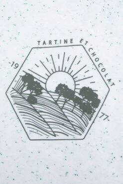 T-shirt - Blanc Illustration Champ -Mode Enfantine TY10013 01 3 packshot