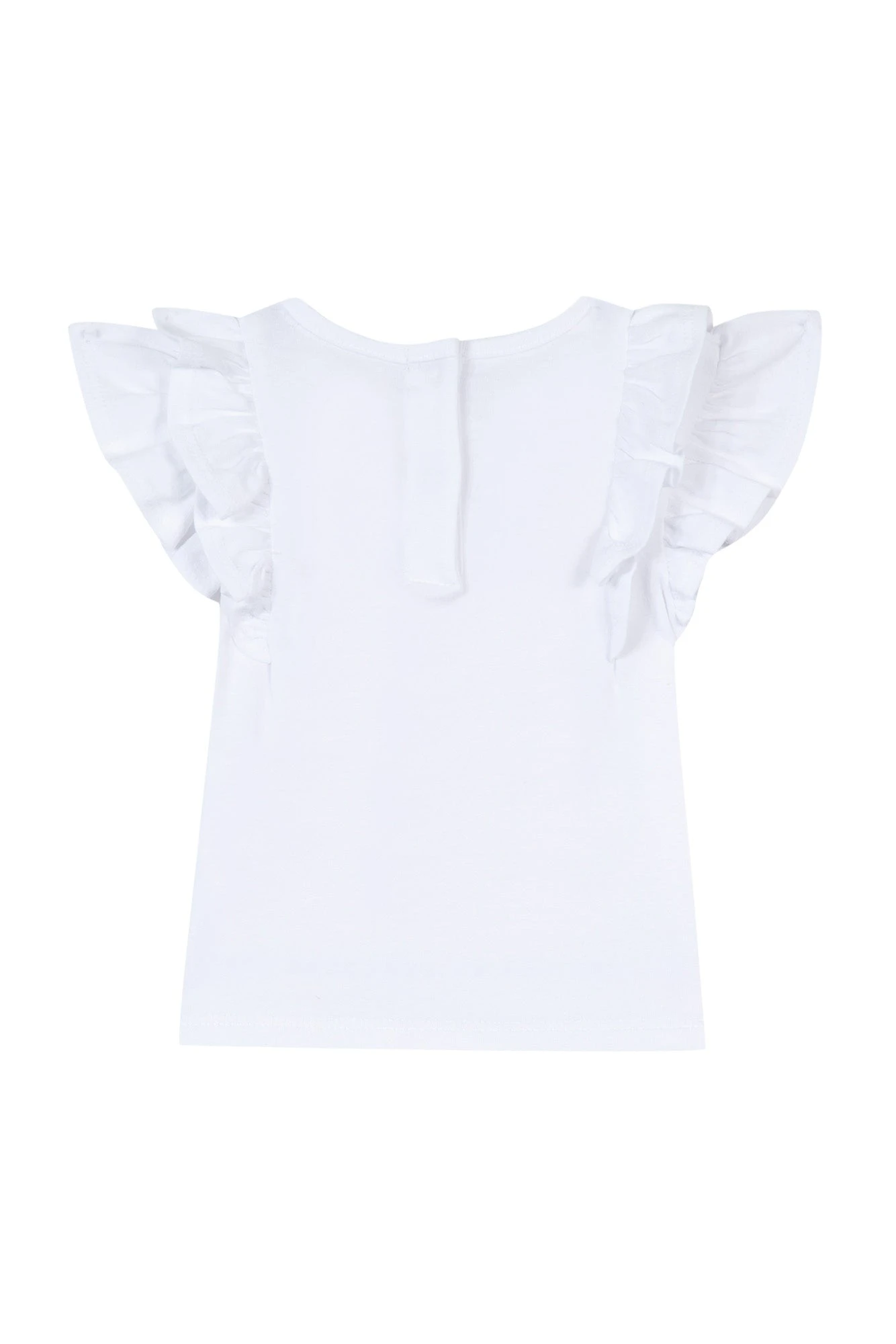 T-shirt - Blanc Illustration Pêches 6 T-shirt - Blanc Illustration Pêches – Image 4