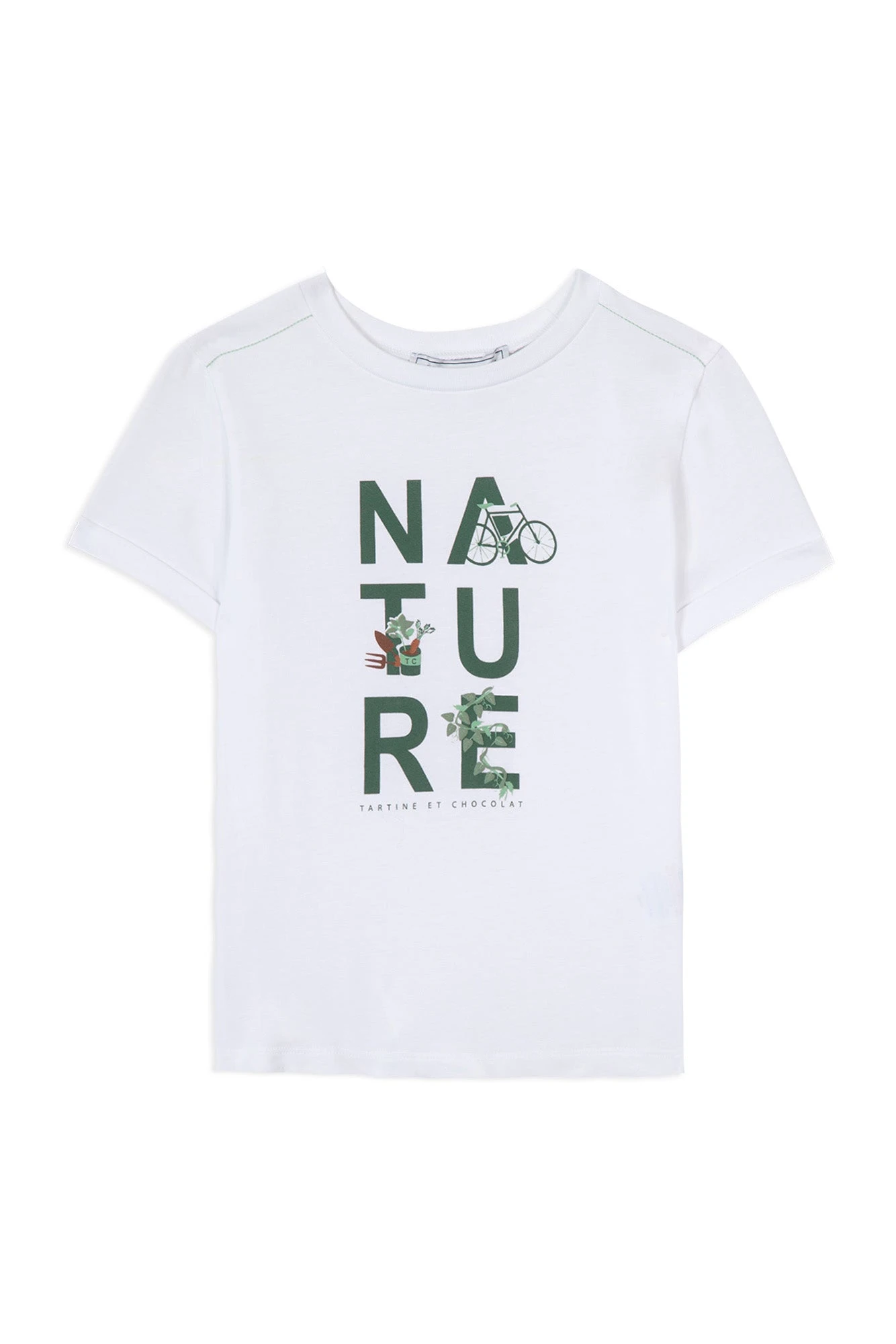 T-shirt - Vert D'eau Lettrage Nature 4 T-shirt - Vert D'eau Lettrage Nature – Image 2