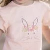 T-shirt - Rose Tissu Liberty Illustration Lapin -Mode Enfantine TY10071 30 1 fa5723fe 7423 499e 9366 4f14cbef8237