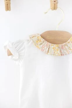 Body - Col Litchi Tissu Liberty 10 Body - Col Litchi Tissu Liberty -Mode Enfantine TY11001 32 2