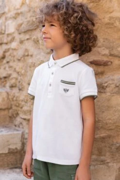 Polo - Vert Laurier Maille Piquée