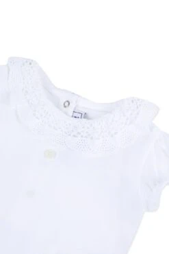 Body - Blanc Col Dentelle -Mode Enfantine TY11011 01 3 packshot