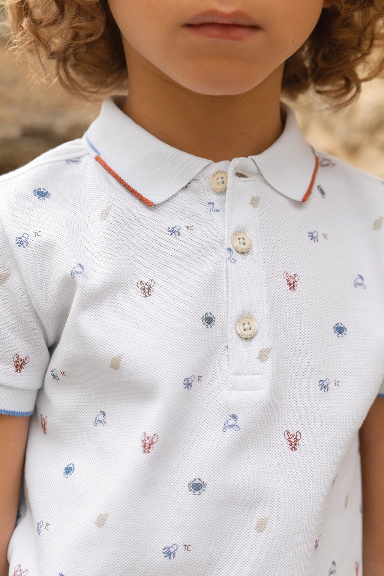 Polo - Bleu Ciel Motifs Marins 4 Polo - Bleu Ciel Motifs Marins – Image 2