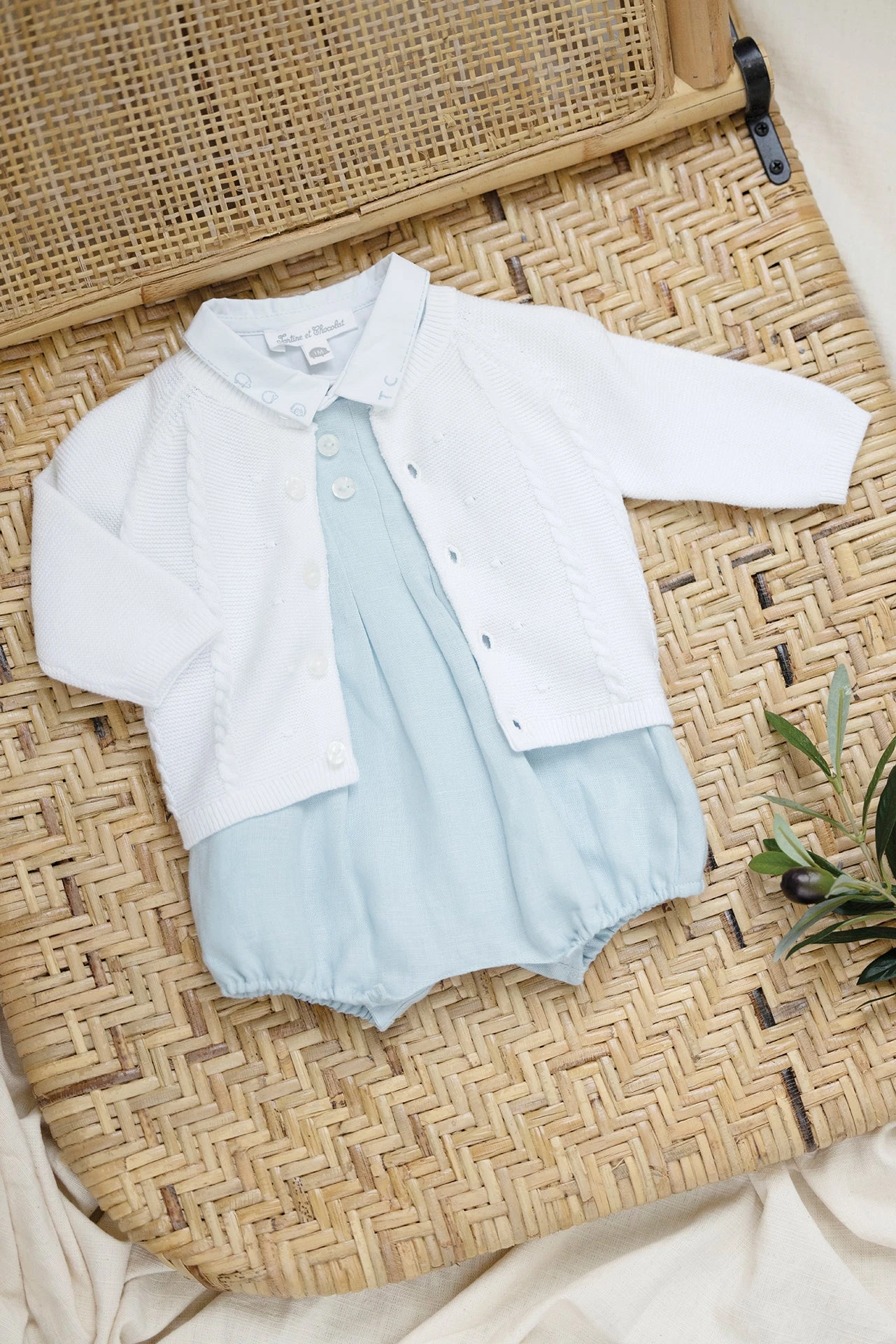 Body - Bleu Ciel Broderies Hérissons 4 Body - Bleu Ciel Broderies Hérissons – Image 2