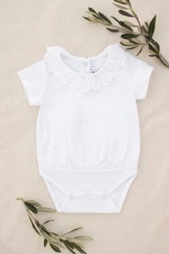 Body - Blanc Col Crochet