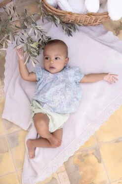 Blouse - Vert Tissu Liberty