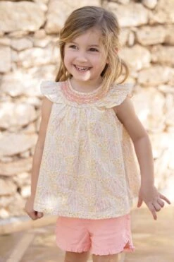 Blouse - Tissu Liberty Litchi