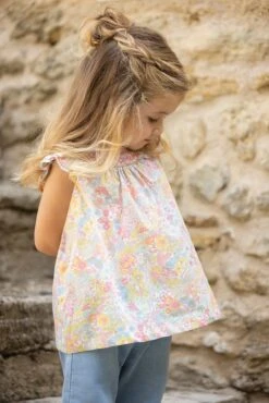 Blouse - Tissu Liberty Mimosa