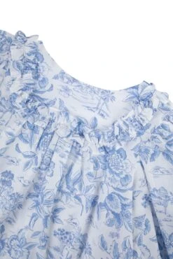Blouse - Bleu Tissu Liberty 10 Blouse - Bleu Tissu Liberty -Mode Enfantine TY12012 42 3 packshot