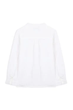 Chemise - Blanc Lin Col Mao -Mode Enfantine TY12023 01 2 packshot
