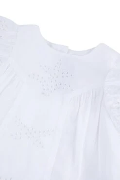 Blouse - Blanc Broderies Anglaises -Mode Enfantine TY12031 01 3 packshot