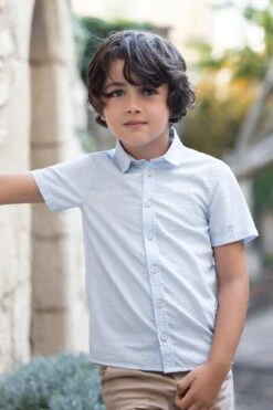 Chemise - Bleu Ciel Seersucker