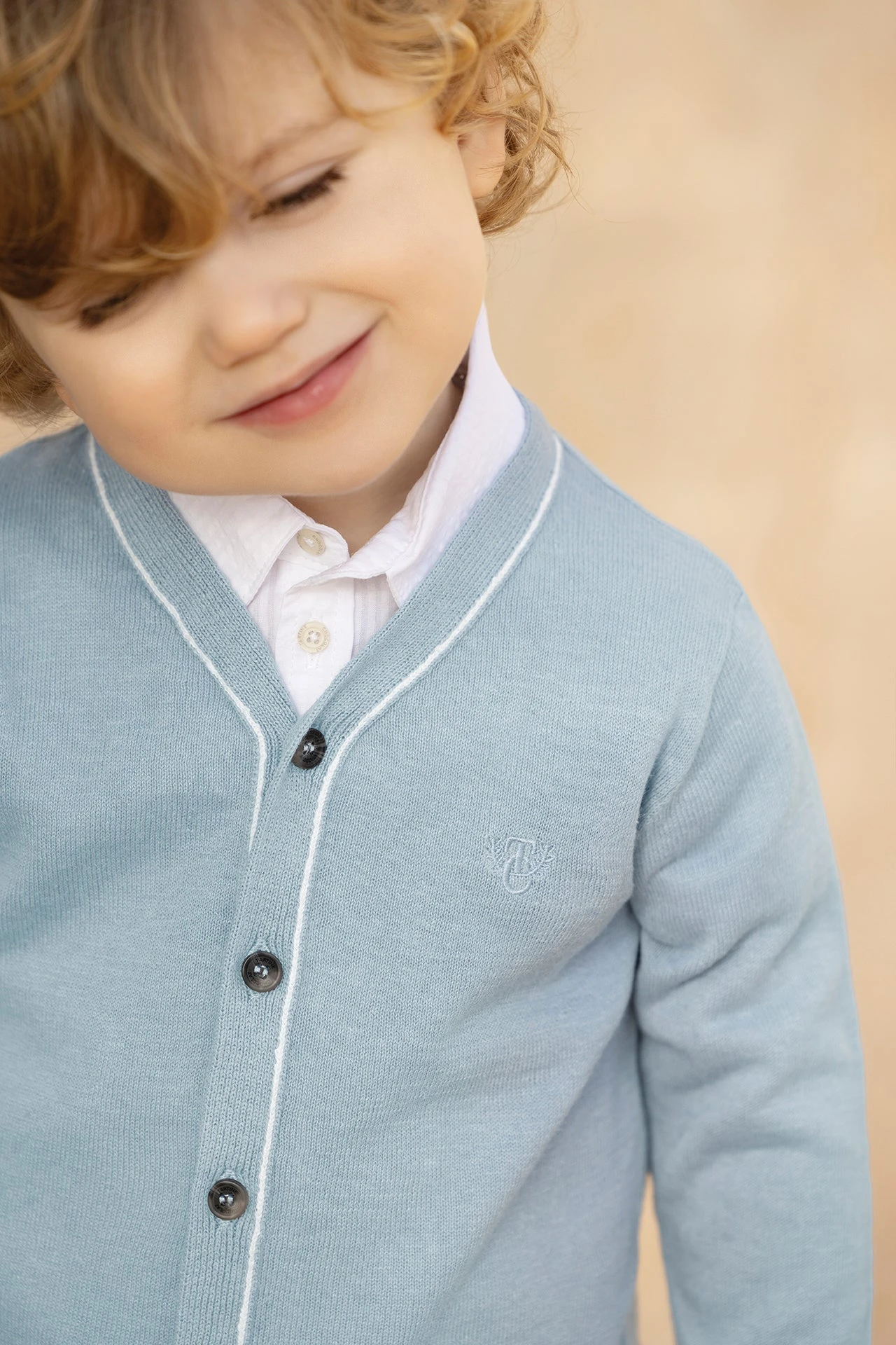 Cardigan - Bleu Lin 4 Cardigan - Bleu Lin – Image 2