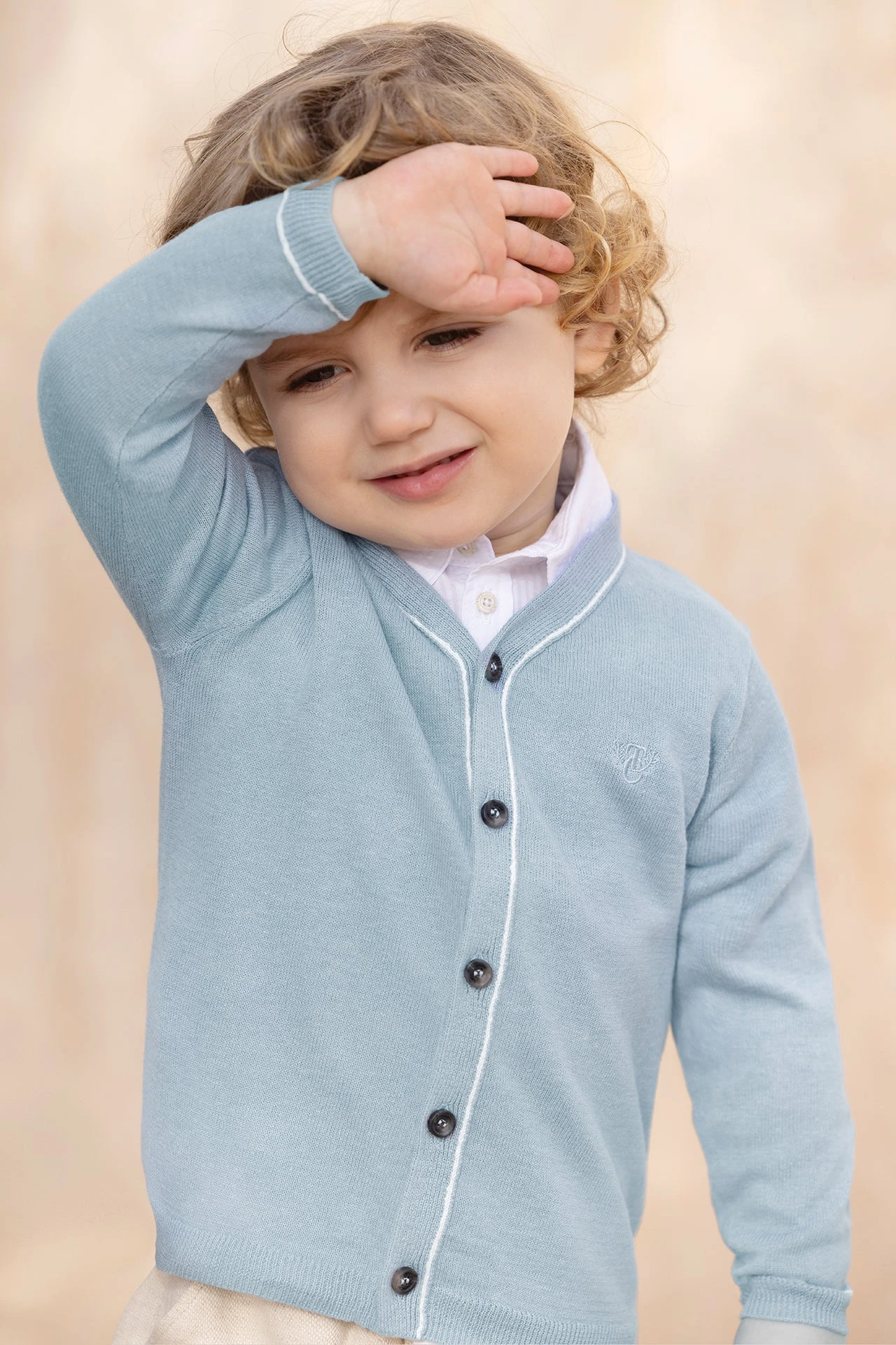 Cardigan - Bleu Lin 3 Cardigan - Bleu Lin