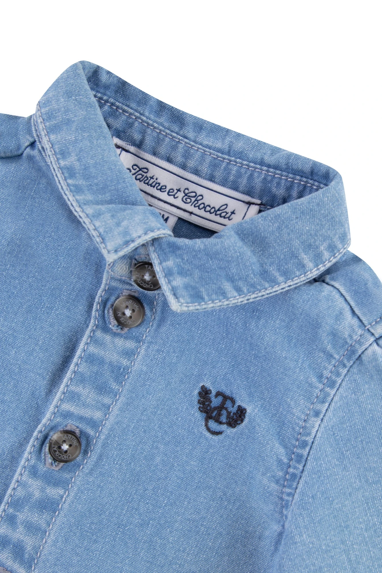 Chemise - Bleu Denim 7 Chemise - Bleu Denim – Image 5